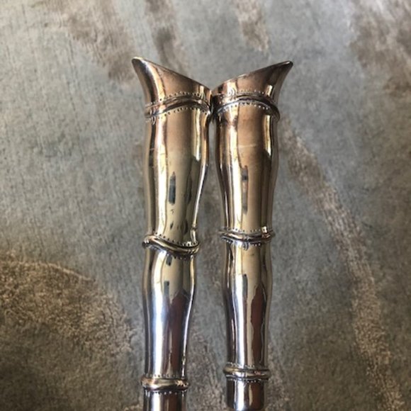 Serving set, silver handles - Picture 2 of 2